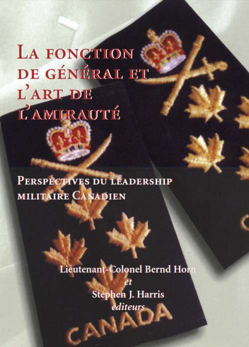 Book cover of La fonction de general et l'art de l'amiraute