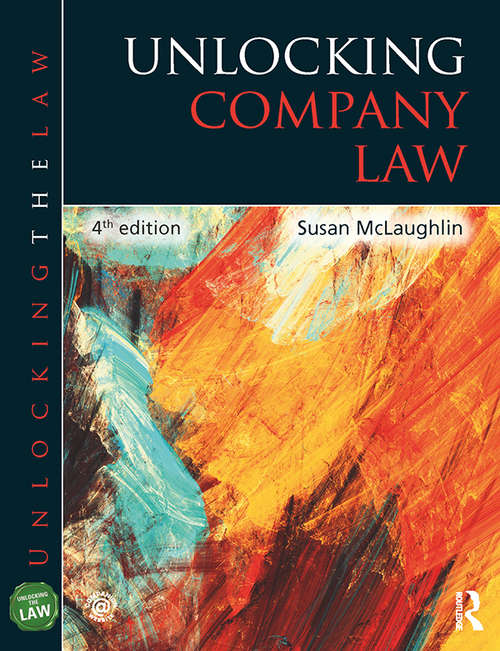 Book cover of Unlocking Company Law (Unlocking the Law)