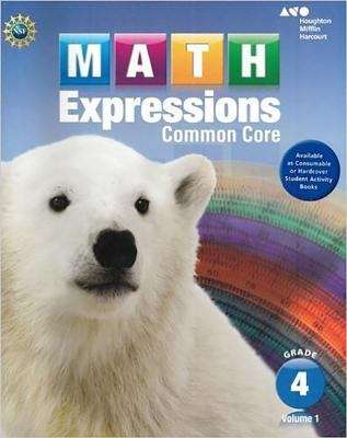 Book cover of Math Expressions Common Core