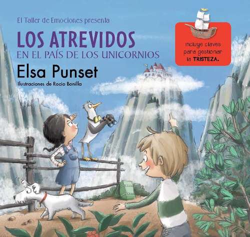 Book cover of Los Atrevidos en el País de los Unicornios (El taller de emociones #5)