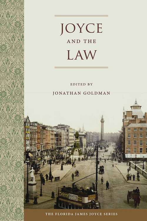 Book cover of Joyce and the Law (1) (The Florida James Joyce Series)
