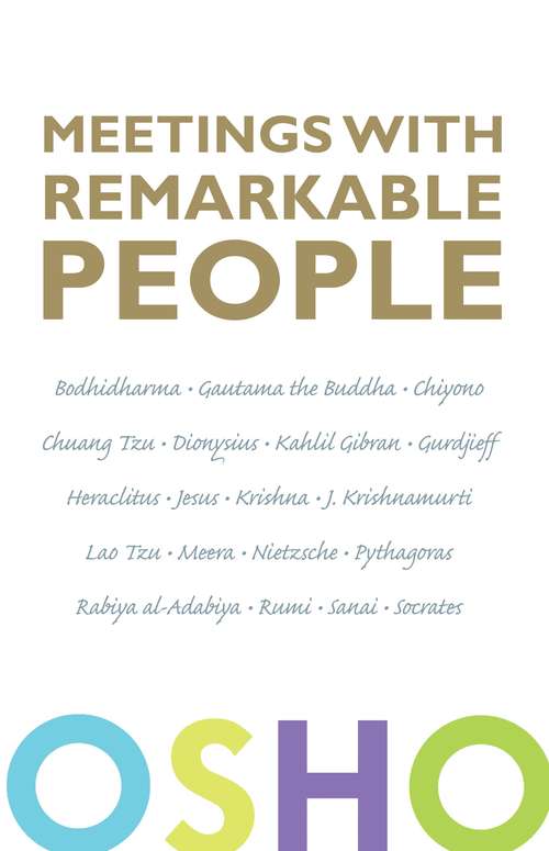 Book cover of Meetings with Remarkable People