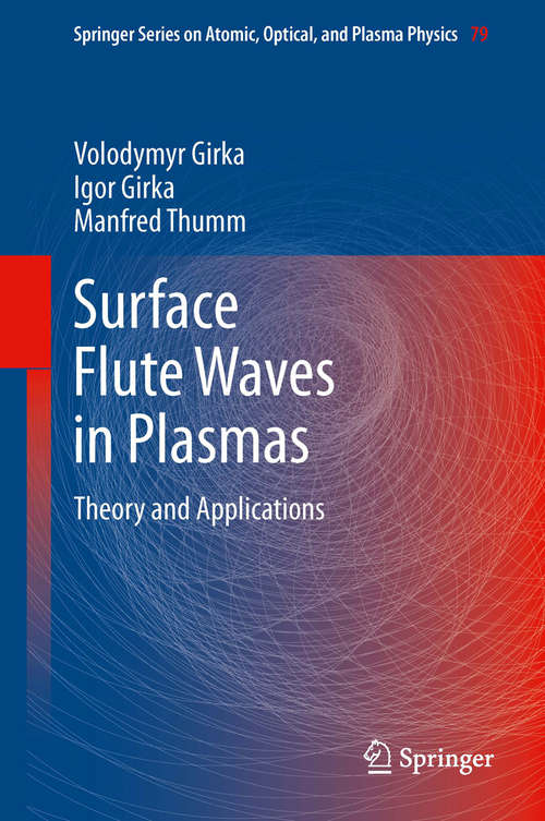 Book cover of Surface Flute Waves in Plasmas