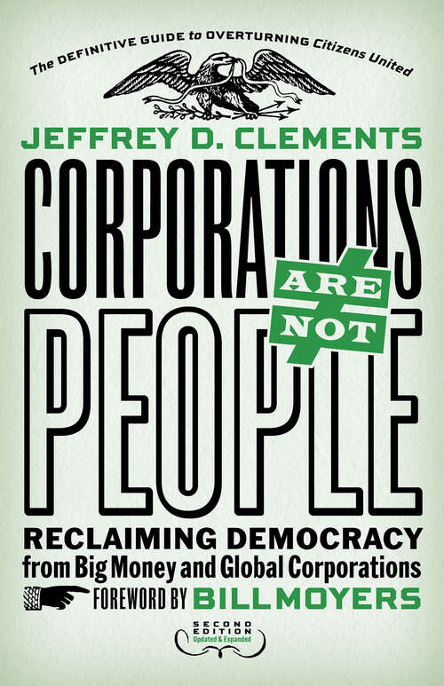 Book cover of Corporations Are Not People