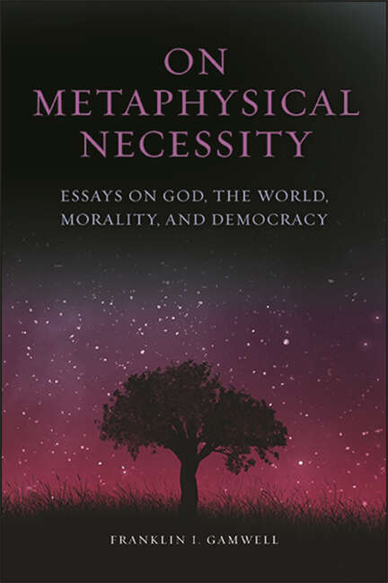 Book cover of On Metaphysical Necessity: Essays on God, the World, Morality, and Democracy