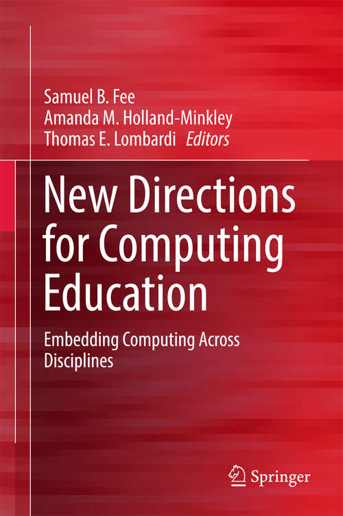 Book cover of New Directions for Computing Education