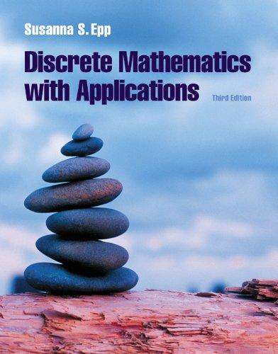 Book cover of Discrete Mathematics with Applications (Third Edition) (Mathematics Ser.)