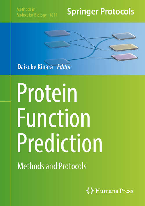 Book cover of Protein Function Prediction