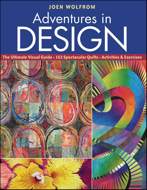 Book cover of Adventures in Design: The Ultimate Visual Guide, 153 Spectacular Quilts, Activities & Exercises