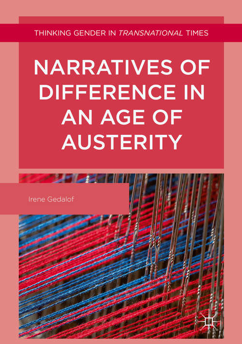 Book cover of Narratives of Difference in an Age of Austerity
