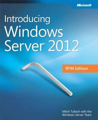 Book cover of Introducing Windows Server® 2012 RTM Edition