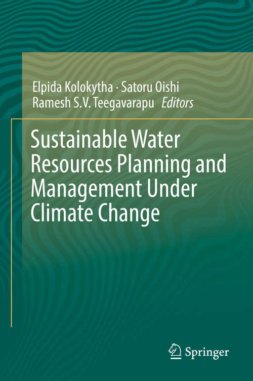 Book cover of Sustainable Water Resources Planning and Management Under Climate Change
