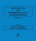 Advances in Personality Assessment: Volume 10 (Advances in Personality Assessment Series #Vol. 10)