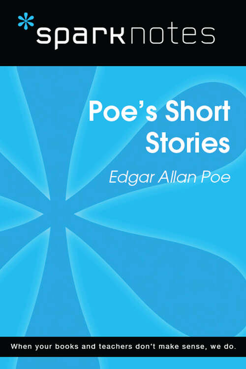 Book cover of Poe's Short Stories (SparkNotes Literature Guide Series)
