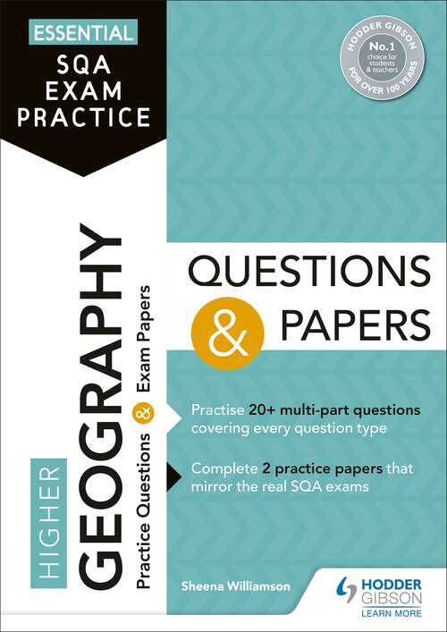 Book cover of Essential SQA Exam Practice: Higher Geography Questions and Papers