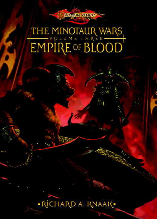 Book cover of Empire of Blood (Dragonlance: Minotaur Wars #3)