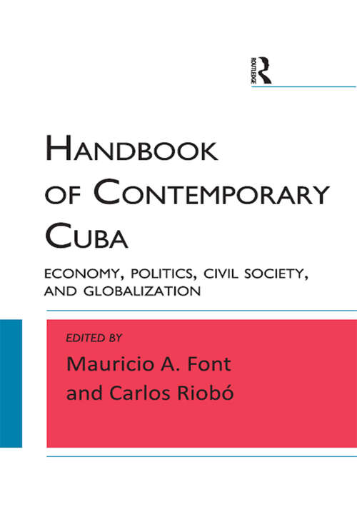 Book cover of Handbook of Contemporary Cuba