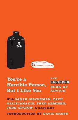 Book cover of You're a Horrible Person, But I Like You