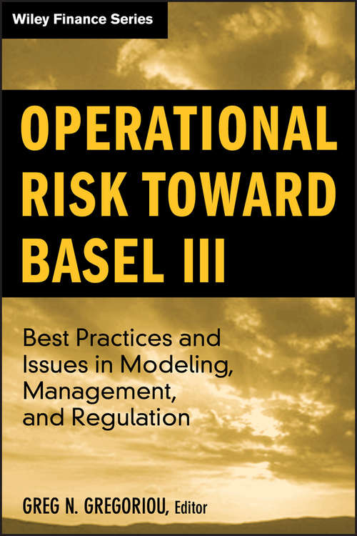 Book cover of Operational Risk Toward Basel III