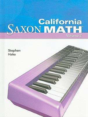 Book cover of Saxon Math, Intermediate 4, Student Edition, Volume 2