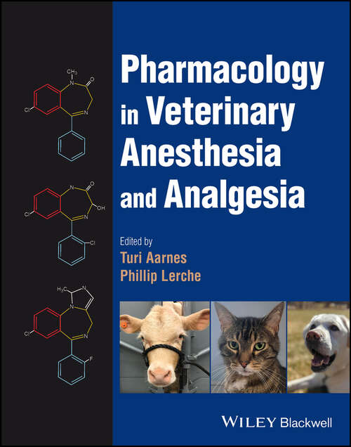 Book cover of Pharmacology in Veterinary Anesthesia and Analgesia