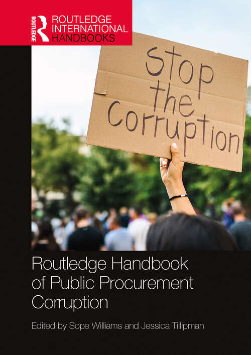 Book cover of Routledge Handbook of Public Procurement Corruption (Routledge International Handbooks)