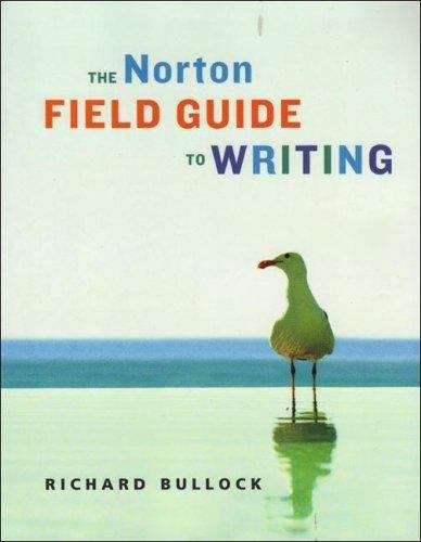 Book cover of The Norton Field Guide to Writing