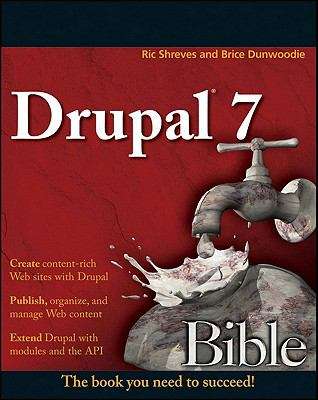 Book cover of Drupal 7 Bible
