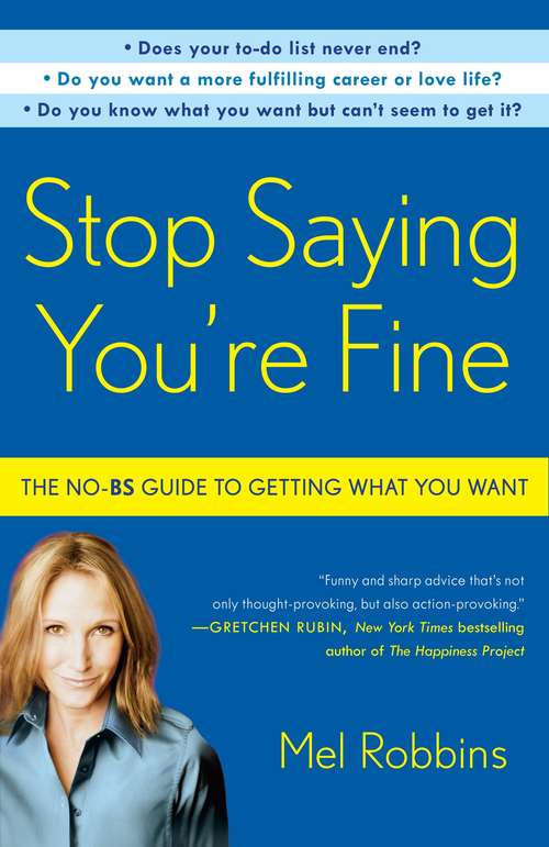 Book cover of Stop Saying You're Fine