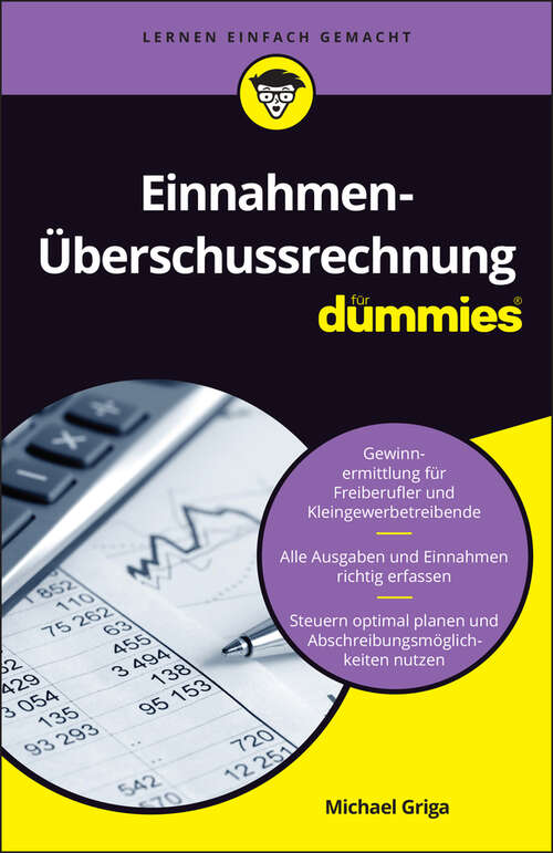 Book cover of Einnahmen-Überschussrechnung für Dummies (3. Auflage) (Für Dummies)