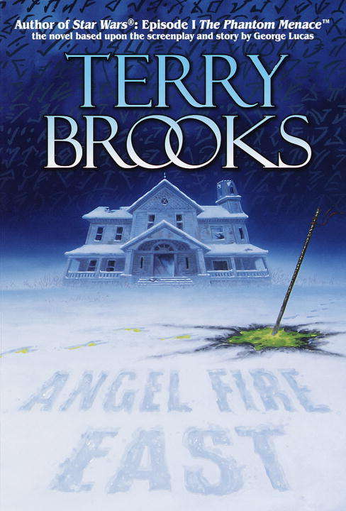 Book cover of Angel Fire East (Word and the Void #3)