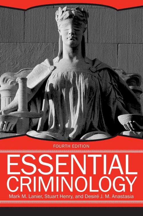 Book cover of Essential Criminology