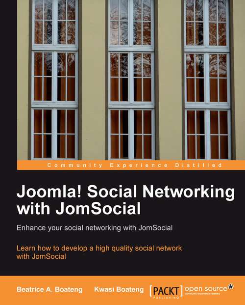 Book cover of Joomla! Social Networking with JomSocial