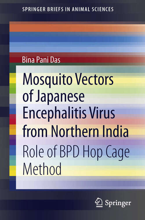 Book cover of Mosquito Vectors of Japanese Encephalitis Virus from Northern India