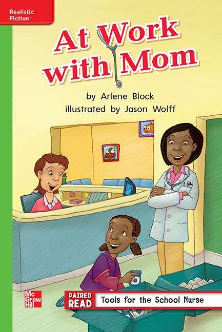 Book cover of At Work with Mom [Beyond Level, Grade 1]