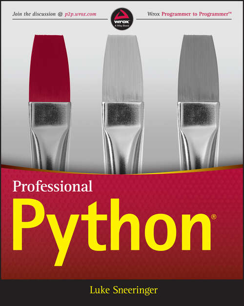 Book cover of Professional Python