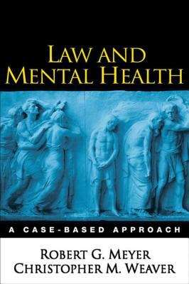 Book cover of Law and Mental Health