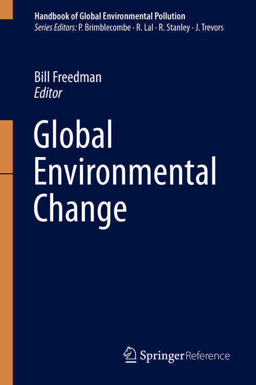 Book cover of Global Environmental Change