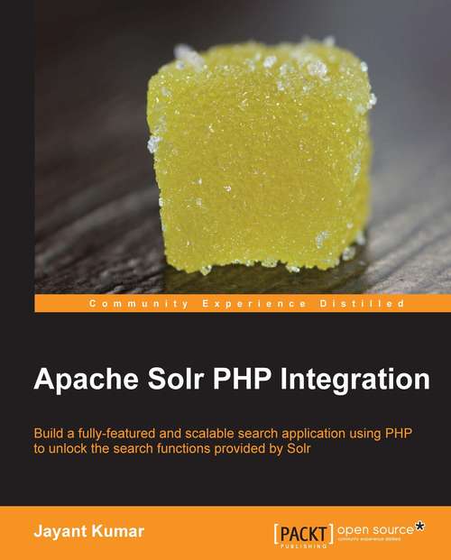Book cover of Apache Solr PHP Integration