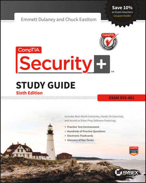 Book cover of CompTIA Security+ Study Guide: SY0-401