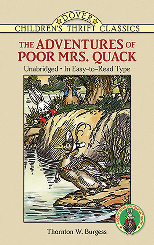 Book cover of The Adventures of Poor Mrs. Quack (Dover Children's Thrift Classics)
