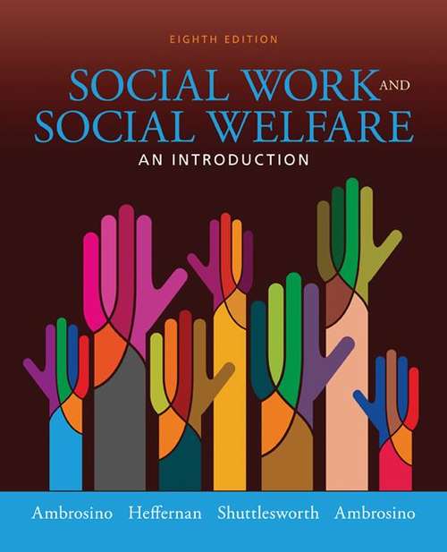 Book cover of Social Work and Social Welfare: An Introduction 8th Edition