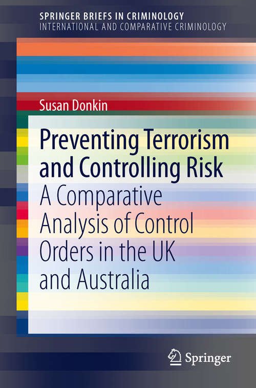 Book cover of Preventing Terrorism and Controlling Risk