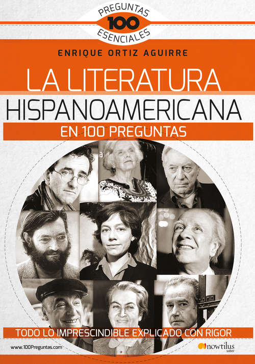 Book cover of La Literatura hispanoamericana en 100 preguntas (100 Preguntas esenciales)