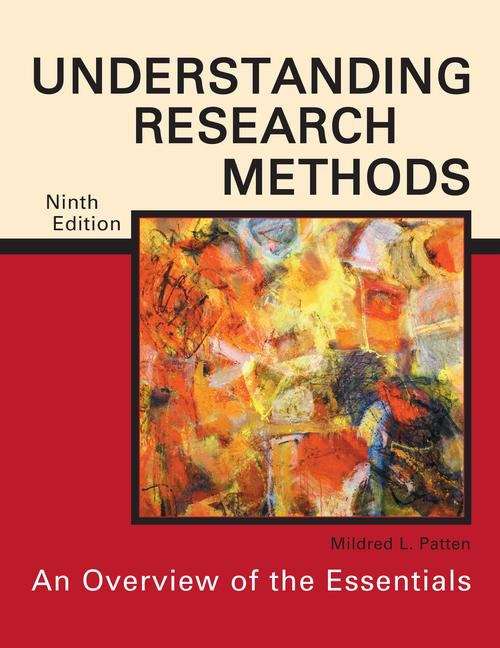 Book cover of Understanding Research Methods: An Overview of the Essentials (Ninth Edition)