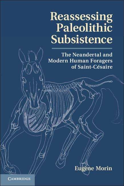 Book cover of Reassessing Paleolithic Subsistence: The Neandertal and Modern Human Foragers of Saint-Césaire