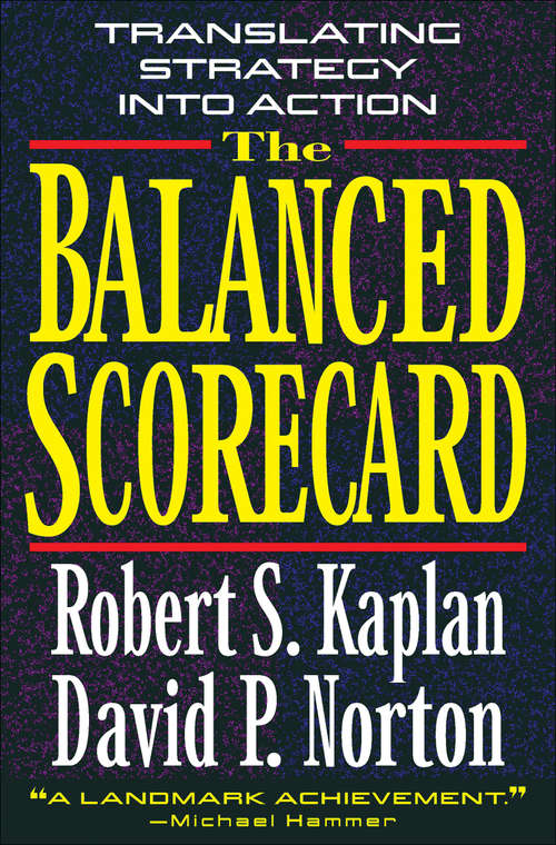 Book cover of The Balanced Scorecard