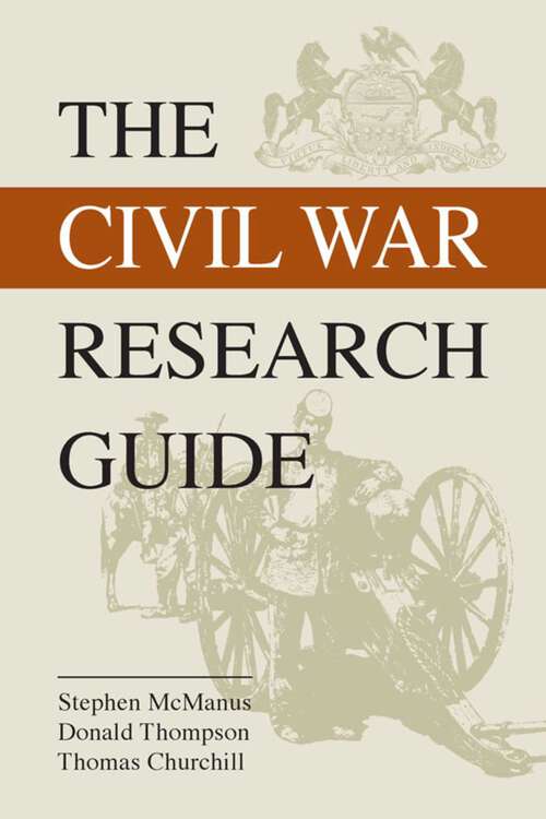 Book cover of Civil War Research Guide