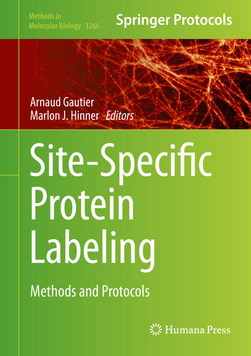 Book cover of Site-Specific Protein Labeling