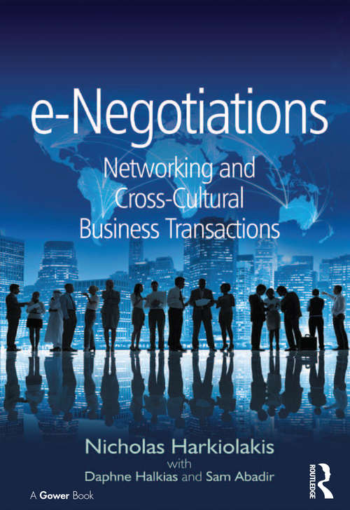 Book cover of e-Negotiations: Networking and Cross-Cultural Business Transactions